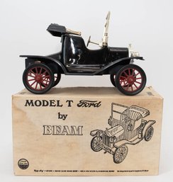 1974 Jim Beam Black Model T Ford Whiskey Decanter With Original Box (empty)