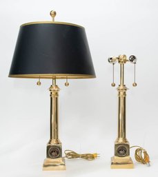 University Of Denver Brass Library Lamps