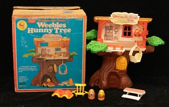 1974 Hasbro Romper Room Weebles Winnie The Pooh Hunny Tree Complete!
