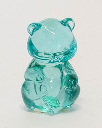 2.75' Fenton Aquamarine Small Bear