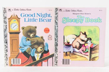 Little Golden Book Goodnight, Little Bear And The Sleepy Book