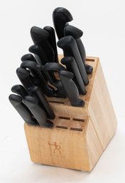 J.A. Henkels Knife Block With Knives