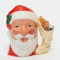 1983 Large Royal Doulton Santa Clause Toby Jug With Bag Of Toys Handle