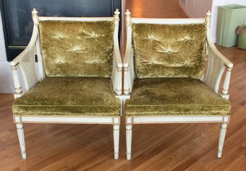 1970s Hollywood Regency Statesville Chair Co