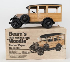 1983 Jim Beam 1929 Model A Ford Woody Decanter In Original Box (empty)