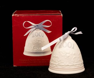 2001 Lladro Christmas Bell In Box