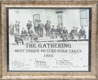 Photocopy Of The Gathering 1883 The Most Unique Picture Ever Taken