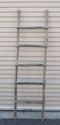 Grey Wash Wood Blanket Ladder