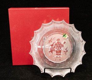 2006 Waterford Crystal St. Nicholas Plate With Box