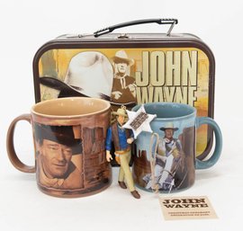John Wayne Lunch Box, Ornament And Mugs