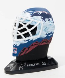 Colorado Avalanche Patrick Roy Plastic Helmet Souvenir