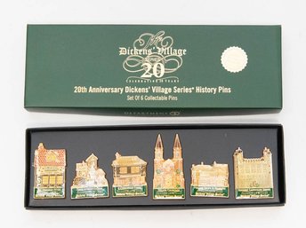 Dept.56 The Dickens' Village 20th Anniversary History Pins #1 New In Box