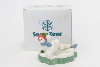 1998 Snow Zone Snowman Snow Angel Holiday Decor #1 New In Box