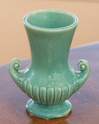 6' Vintage McCoy Pottery Turquoise Blue Urn