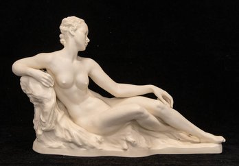 Rosenthal Germany Porcelain Art Deco Reclining Nude Bredow
