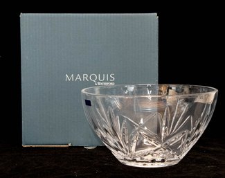 10' Marquis By Waterford Brookside Crystal Bowl With Box