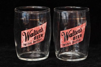 Walter's Beer Single Tasting Glasses (2)