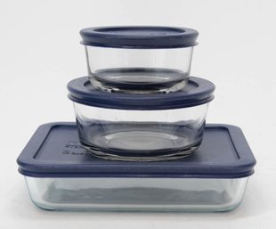 Pyrex Glass Storage Dishes With Lids