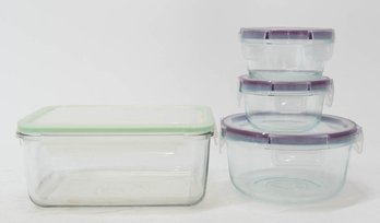 Glass Lock And Pyrex Snapware Glass Storage Dishes