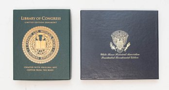 White House Historical Association Ornaments Bicentennial Edition And Library Of Congress
