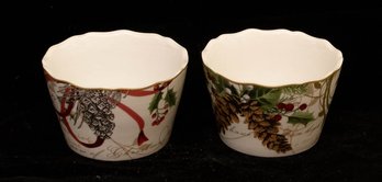 Holiday Wishes, Porcelain Bowls
