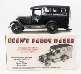 1970s Jim Beam Paddy Wagon Whiskey Decanter In Original Box (empty)