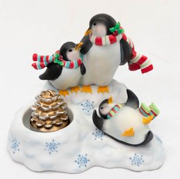 Party Lite Slipsliding Penguins By Susan Winget