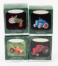 Hallmark Keepsake Ornament Miniatures Tractors