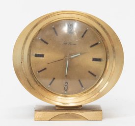 Vintage Seth Thomas Germany One Jewel Brass Alarm Clock