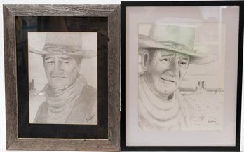 Mark S. Brown Tombstone Ariz. Pencil Sketch Prints Of John Wayne