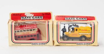 1985-86 Models Of Days Gone By Lledo Diecast Chicago Transit And Coca-cola Truck 1/64 Scale