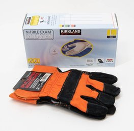 New In Package Nitril And Work Gloves