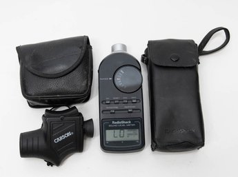 Radio Shack Sound Level Meter And Carson 8x25 Binocular