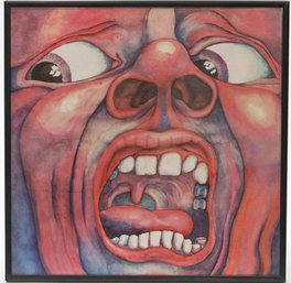 1969 In The Court Of The Crimson King Framed Vinyl Record