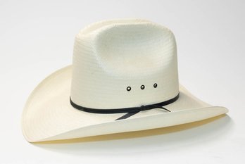 Sheplers By Stetson Men's Straw Hat Size 7 1/4