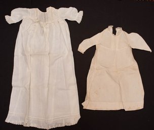 Antique Child's Ivory Dress And Gown