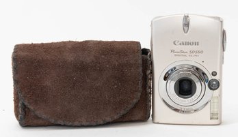 Canon PowerShot SD550 Digital Elphi Camera With Case ( Missing Battery And Card)