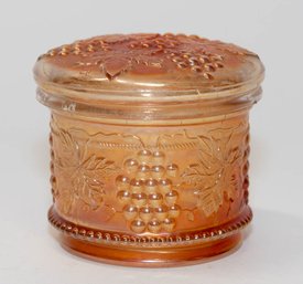 Northwood Marigold Iridescent Vanity Jar