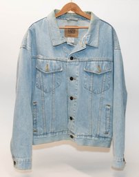 North West Blue Men's Jean Jacket Size Large