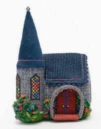 Mary Morine Treasure House Box 'church' Folk Art Made In Evergreen, CO