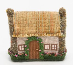 Mary Morine Treasure House Box 'irish Farm House' Folk Art Made In Evergreen, CO