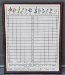 1979 Anniversary Calendar/birthday Board