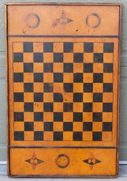 John Hulbert Reproduction Vintage Gameboard Chess Folk Art