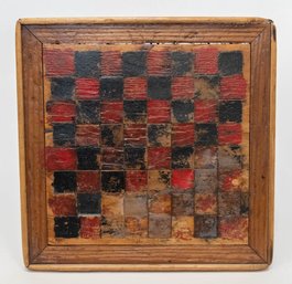 American Folk Art Wooden Chess Board