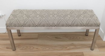 Room And Board Parsons Stainless  Upholstered Bench