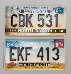 North Dakota License Plates