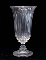 Pillar Molded Glass Celery Vase