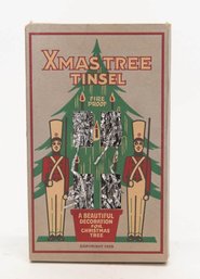 Vintage Xmas Tree Tinsel In Box