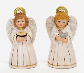 1994 Walnut Ridge Hand Painted Angel Figurines