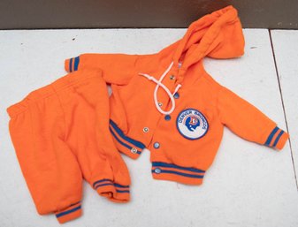 Vintage Denver Broncos Baby Outfit
